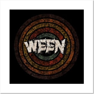 ween vintage design on top Posters and Art